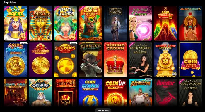 Ce qu’on pense des jeux et des fournisseurs
